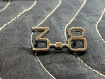 Jaguar 3.8 Litre Chrome Script Boot Lid Badge / Motif, BD27195. Fixed Price $51.00.