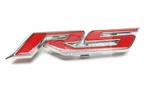 Oem Front Bumper Rs Emblem Badge Red W/chrome Trim 2016-20 Cruze Sonic 23368277. Fixed Price $15.00.