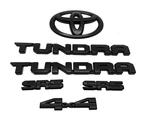 Fit For 2022-2025 Toyota Tundra Matte Black Overlay Emblems Kit Set 6PCS SR5 4X4. Fixed Price $42.95.