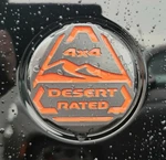 Orange Desert Rated Jeep Wrangler/gladiator Fender Badge 68498488AA Oem Mopar. Fixed Price $84.28.