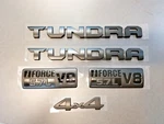 2010-2018 Toyota Tundra New Trd-pro Factory Black Enblem Kit. Fixed Price $170.42.