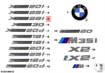 Genuine Bmw U10 X2 28IX Sac Lettering 51145A13496. Fixed Price $91.52.