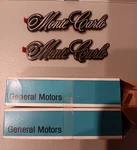Chevrolet Monte Carlo 1978-1986 Fender Emblems (1 Pair) Gm #14068812. Fixed Price $114.00.
