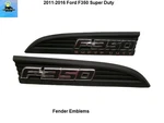 CC34-25000A72-AAW 11 To 16 F350 Super Duty Set Fender Emblem Logos. Fixed Price $89.00.