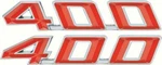 1967-69 Firebird 400 Hood Emblems Pair. Fixed Price $60.11.