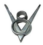 1950'S Studebaker V-8 Car Emblem / Badge Crest #299175. Fixed Price $44.99.