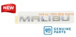 Genuine Trunk Lid Emblem Rear Chrome Badge Nameplate Chevy Malibu Oem 2008-2015. Fixed Price $10.99.