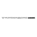 Dodge Ram 1500 2500 3500 Thunder Road Hemi Emblem Nameplate Mopar Genuine Oem. Fixed Price $77.83.
