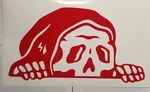 Grim Reaper Creeping Car Truck Suv Laptop Vinyl Decal Peekaboo Sticker. Fixed Price $28.99.