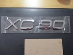 Chrome XC90 Fit Volvo Rear Trunk Nameplate Emblem Badge Letters Number. Fixed Price $8.00.
