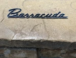 1967 Plymouth Barracuda Nos Front Fender Emblem. Fixed Price $130.00.