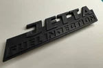 Jetta Fuel Injection Rear Emblem Trunk Badge Oe Vw Volkswagen 161 853 687G MK1. Fixed Price $19.99.