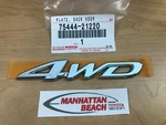 98-02 4RUNNER Genuine Toyota Oem Chrome 4WD Emblem New 75444-21220. Fixed Price $27.42.