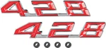 Oer Chrome Plated Zinc Die-cast 428 Hood Emblems Set 1967-1969 Pontiac Firebird. Fixed Price $59.98.