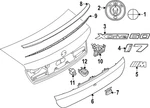 Genuine Bmw Nameplate 51-14-5-A63-D13. Fixed Price $70.55.