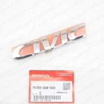 New Genuine Honda 96-00 Civic Rear Emblem Badge Chrome 75765-S04-000. Fixed Price $52.49.