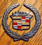 Oem Nos Cadillac Hood Emblem Wreath & Crest 2000 04 Seville 05 Deville. Fixed Price $88.00.