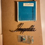 1969 Chevy Impala Nos Front Fender Emblem Trim Part Oem 3953657. Fixed Price $120.00.