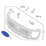 Ford F-150 2024-2025 RU5Z8213F Front Grille Emblem. Fixed Price $421.01.