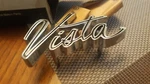 Oem Gm Nos 65-69 Cruiser Fender Or Tail Gate "vista" Emblem # 389315. Fixed Price $59.00.