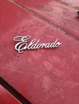 1971-76 Cadillac Eldorado Script Emblem Badge 1498995 Nos Gm 9882666 Oem Chrome. Fixed Price $40.00.