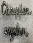 Vintage Oem 1963 Chrysler Name Plate Emblem Script. Fixed Price $16.95.