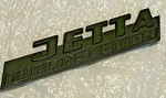 Rear Trunk Badge For The Volkswagen Jetta MK1 161853687G (black). Fixed Price $18.00.