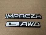 Free Ship 93 94 95 96 97 98 99 00 01 Subaru Impreza Awd Rear Emblem Badge Set. Fixed Price $19.99.