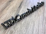 1988 Ford Ltd Crown Victoria Nos Fomoco Script Emblem E8AB-54291B62-AC. Fixed Price $45.00.