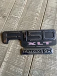1997-2004 Ford F-150 Xlt Side Fender Emblem Badge Symbol Logo Oem Triton V8. Fixed Price $17.05.