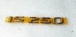 Fits New Lexus IS250 Gold Emblem Rear Trunk 24K Sport 06 07 08 09 10 11 12. Fixed Price $94.99.