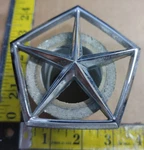 Dodge Chrysler '80S Pentastar Metal Grille Emblem 4334198 (5339). Fixed Price $10.00.