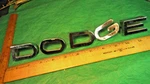 BH25 Dodge Hood Nose Fender Letter Emblems Vintage 1960S #1783467-70 Power Wagon. Fixed Price $249.99.