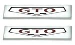 Oer Reproduction Zinc Diecast Door Panel Emblem Set For 1969-1970 Pontiac Gto. Fixed Price $58.98.
