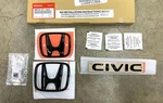 Genuine Honda Civic 5DR Hatch Gloss Black Logo Emblem Set 08F20T47100A 22 25. Fixed Price $121.95.