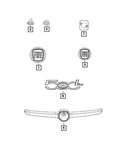Genuine Mopar Emblem 5PU97LRSAA. Fixed Price $60.80.