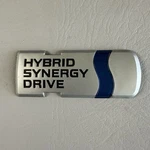 2012 2015 Toyota Prius C "hybrid Synergy Drive" Rear Emblem Oem #75441-52110. Fixed Price $18.00.