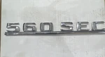 A1268172415 Mercedes-benz 560 Sec Used Original Trunk Emblem. Oem. Fixed Price $200.00.