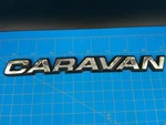 Vintage Dodge Caravan Rear Hatch Emblem Badge Oem 5261003 1990S Genuine Mopar. Fixed Price $19.99.