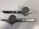 (2) 1956 Ford Truck F250 Hood Side Emblems BAAH-16721, BAAH-16720. Fixed Price $120.64.