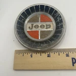 Vintage 1968 Kaiser Jeep Horn Medallion Center Button Cap Emblem Used Pre-owned. Fixed Price $28.00.