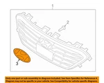 Hyundai Oem 15-16 Sonata Front Bumper Grille-emblem Badge Nameplate 86300C1200. Fixed Price $25.97.