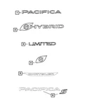 Genuine Mopar Lift-gate Nameplate 68465304AA. Fixed Price $77.54.
