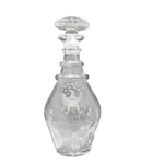 Vintage 1776 1976 Bicentennial Glass Decanter Patriotic Eagle Shield Bottle. Fixed Price $24.99.