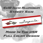 1959 Classic Impala Car Quarter Panel Full Color Design Aluminum Street. Fixed Price $17.95.