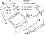 Genuine Mercedes-benz Star 214-817-37-00. Fixed Price $42.75.
