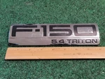 2004-2008 Ford F150 Triton Fender Emblem 5L34-16B114-PA Chrome Lh Rh Oem 7L1. Fixed Price $18.99.