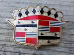 1952 Cadillac Hood Crest With Bezel #1458439 4793-1 New Reproduction. Fixed Price $352.00.