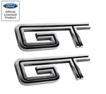 2005-2010 Ford Mustang Gt 4.5" Chrome & Black Fender Trunk Emblems Badges Pair. Fixed Price $22.67.