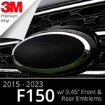 Bocadecals Solid Insert 2015-2023 Ford F150 With 9.45" Emblems. Fixed Price $14.99.
